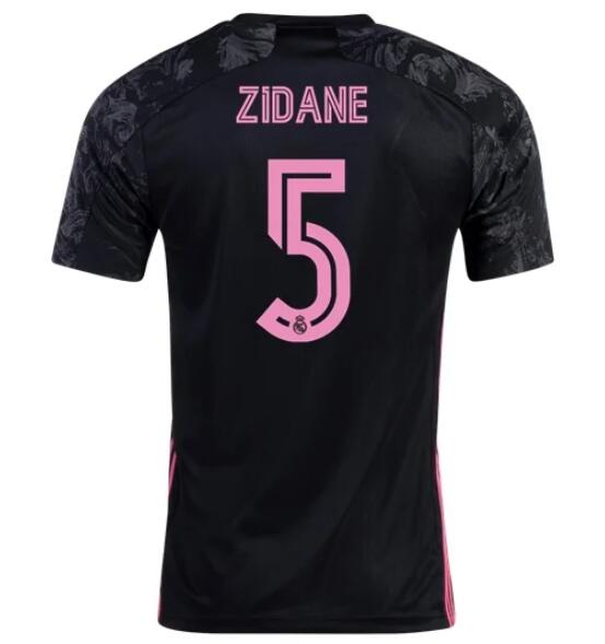 Real Madrid Football Kit Third Soccer Jersey ZINEDINE ZIDANE #5 2020/21